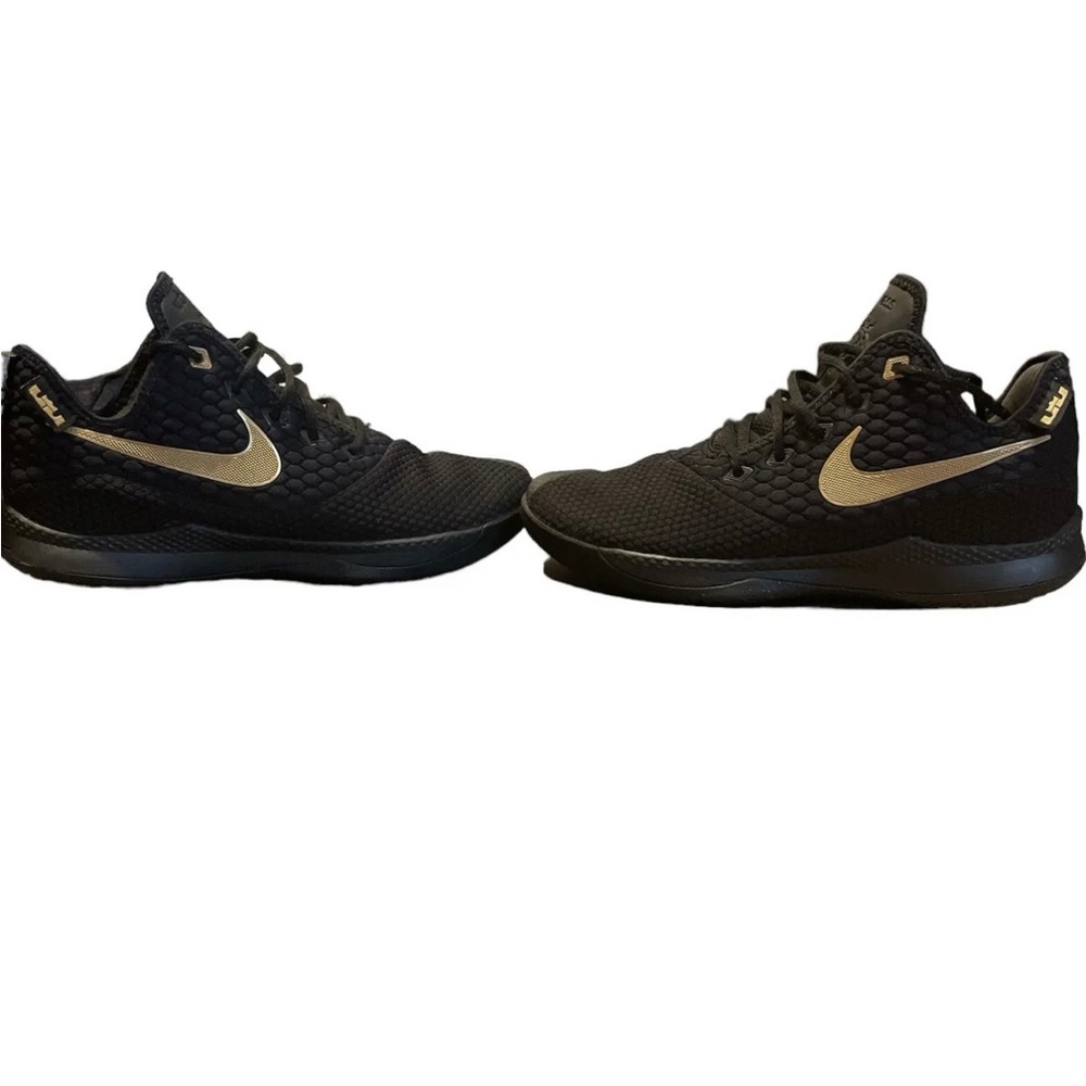 Nike LeBron Witness III Black/ Gold AO4433-003 Men's Basketball Sneakers Size 11
